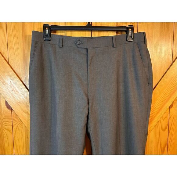 Pierre Cardin Gray Dress Pants Slacks 36x30 (4649) - Picture 3 of 8